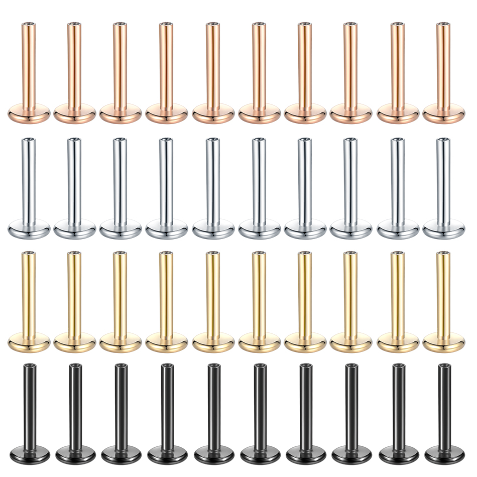 10 Buah/Set Aksesori Pengganti - Body Jewelry Internally Threaded ulasan dan harga