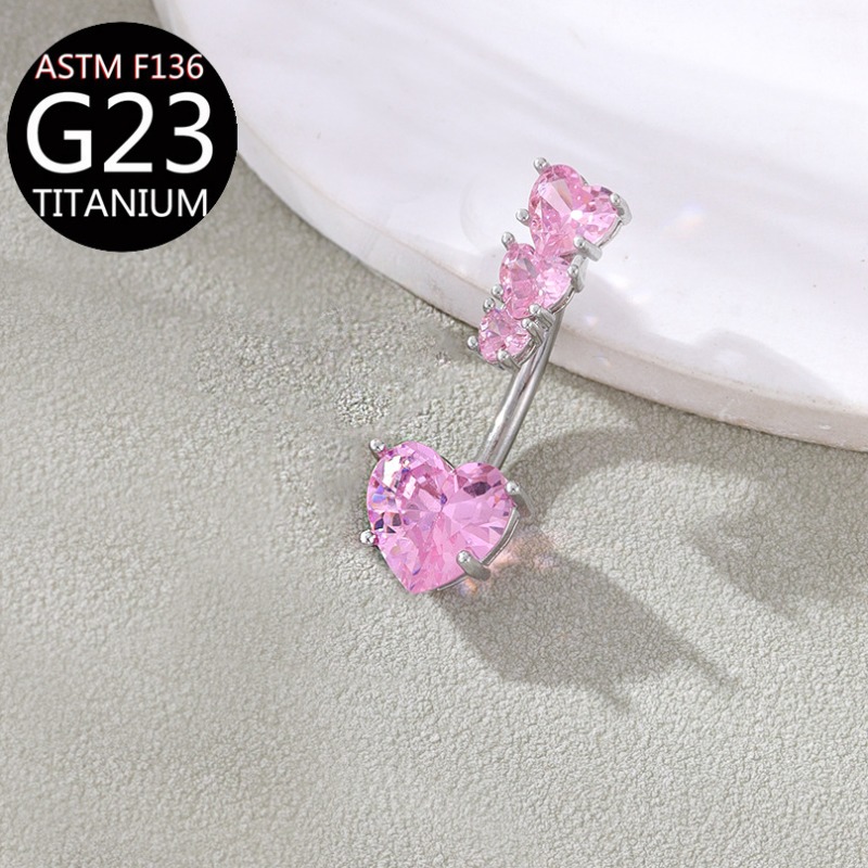 Cincin Pusar Mewah Berkilau Ga - Body Jewelry Titanium ulasan dan harga