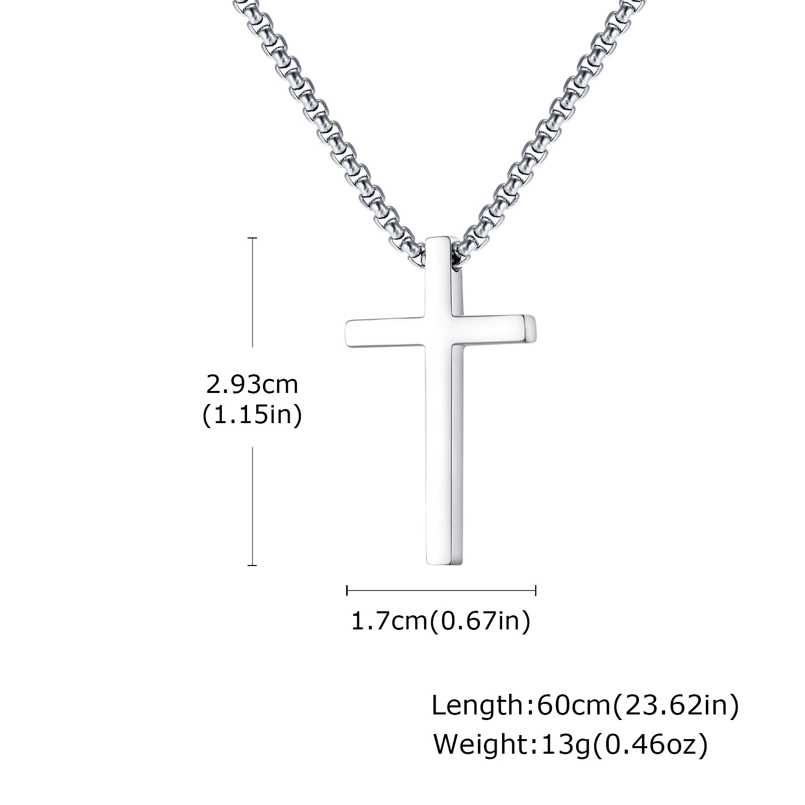Kalung salib pria, liontin Got - Body Jewelry Goth ulasan dan harga