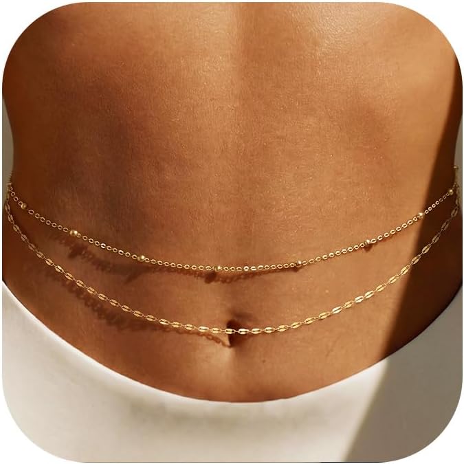 Rantai Pinggang Lapis Emas 14K - Body Jewelry For Sale ulasan dan harga